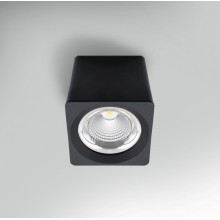 PLAF. QUBE NERO 25W - 4000K - 2500 Lm - IP20 - Color Box