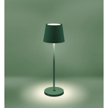 LAMP. DA TAVOLO LED LUME PLUS RICAR. VERDE 2.20W - 2700K - 190 Lm - Dimm. - IP54 - Color Box