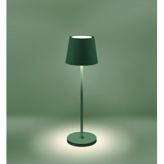 LAMP. DA TAVOLO LED LUME PLUS RICAR. VERDE 2.20W - 2700K - 190 Lm - Dimm. - IP54 - Color Box