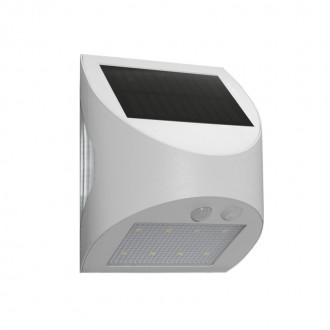 APPLIQUE SOLARE ARCADIA MAX BIANCO 3W - 4000K - 300 Lm - IP65 - Color Box