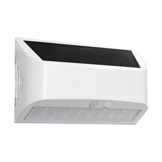 APPLIQUE SOLARE ARCADIA MAX BIANCO 6W - 4000K - 600 Lm - IP65 - Color Box