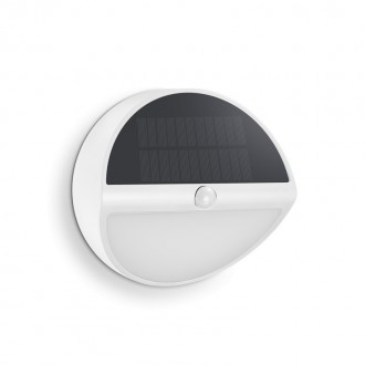 APPLIQUE LED SOLAR AURA TONDA BIANCA 5W - 4000K - 500 Lm - IP54 - Color Box