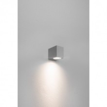 APPLIQUE LED AXO QUADRATA MONODIREZ. GRIGIA - GU10 - IP54 - Color Box