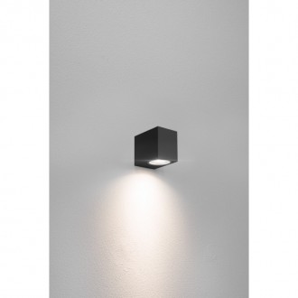 APPLIQUE LED AXO QUADRATA MONODIREZ. NERA - GU10 - IP54 - Color Box