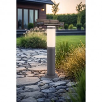 PALETTO LED BAMBOO 450mm ANTRACITE - E27 - IP54 - Color Box