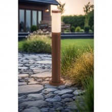 PALETTO LED BAMBOO 800mm CORTEN - E27 - IP54 - Color Box