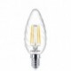 FIL. LED INCANTO TORTIGL. CHIARA 6W - E14 - 2700K - 806 Lm - IP20 - Color Box