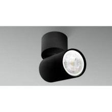 FARETTO SOFFITTO ENFASI ROUND NERO - GU10 - IP20 - Color Box