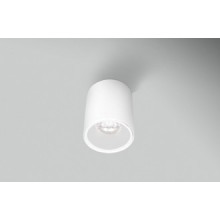 PLAFONIERA LED ESSENZA ROUND BIANCA/BIANCA d. 80 - GU10 - IP20 - Color Box