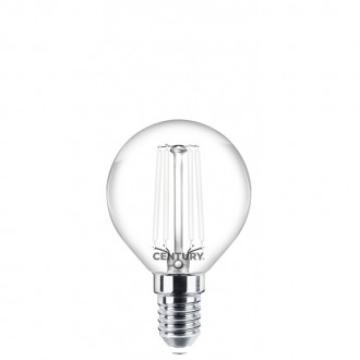 FIL. LED INCANTO WHITE SFERA CHIARA 4.50W - E14 - 2700K - 470 Lm - IP20 - Color Box