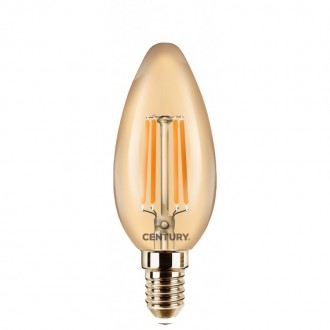 FIL. LED INCANTO EPOCA CANDELA 4W - E14 - 2200K - 400 Lm - Dimm. - IP20 - Color Box