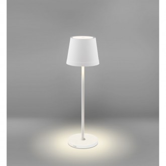 LAMP. DA TAVOLO LED LUME PLUS RICAR. BIANCO - 190 Lm - Dimm. - IP54 - Color Box