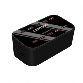 STAZIONE RICARICA MULTIPOWER 10 PORTE USB 100-240V 100W - IP20 - Color Box