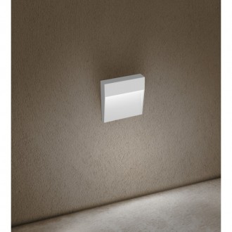 SEGNAPASSO LED PASEO QUADRATO BIANCO 4W - 4000K - 450 Lm - IP54 - Color Box