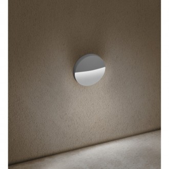 SEGNAPASSO LED PASEO TONDO GRIGIO 4W - 4000K - 450 Lm - IP54 - Color Box