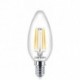 FIL. LED INCANTO CANDELA CHIARA 4W - E14 - 2700K - 470 Lm - IP20 - Color Box