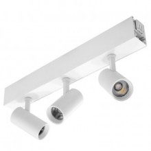 SPOTLIGHT LINEARE PRISMA 3 LUCI BIANCO 45W - Terminal Block - 3000K-4000K-5000K - 4500 Lm - IP20 - Box