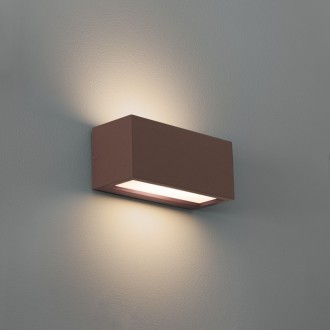 APPLIQUE LED REVERSO CORTEN - E27 - IP65 - Color Box