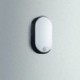 PLAFONIERA LED OASI OVALE NERA SENSOR 14W - 4000K - 1600 Lm - IP54 - Color Box