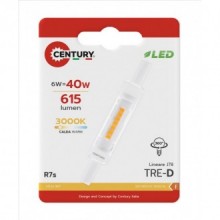 LAMP. LED TRE-D SLIM 5W - R7S - 3000K - 470 Lm - IP20 - BLISTER 1 pz.