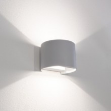 APPLIQUE LED UP&DOWN TONDO GRIGIO 10W - 3000K-4000K-6500K - 800 Lm - IP65 - Color Box